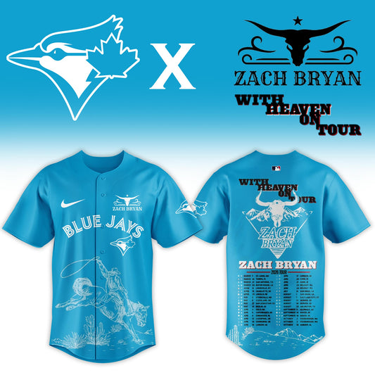 LIMITED EDITION - NEW CUSTOMIZED MLB12 TBJ TORONTO BLUE JAYS x ZACH BRYAN BASEBALL JERSEY & CAP