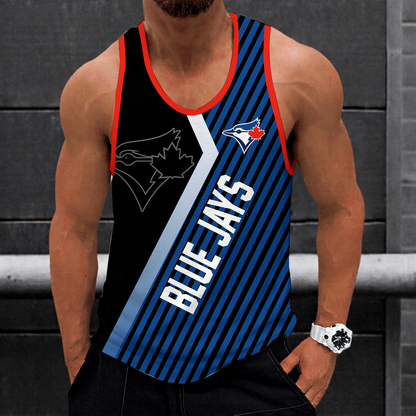 LIMITED EDITION - NEW CUSTOMIZED MLB12 TORONTO BLUE JAYS UNISEX TANK TOP