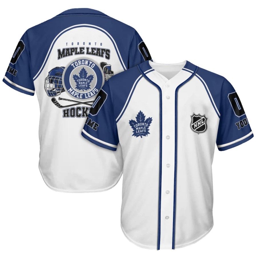 LIMITED EDITION - NEW CUSTOMIZED NHL23 TML TORONTO MAPLE LEAFS BASEBALL JERSEY