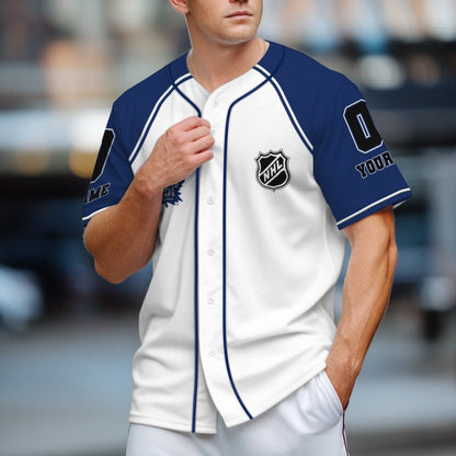 LIMITED EDITION - NEW CUSTOMIZED NHL23 TML TORONTO MAPLE LEAFS BASEBALL JERSEY