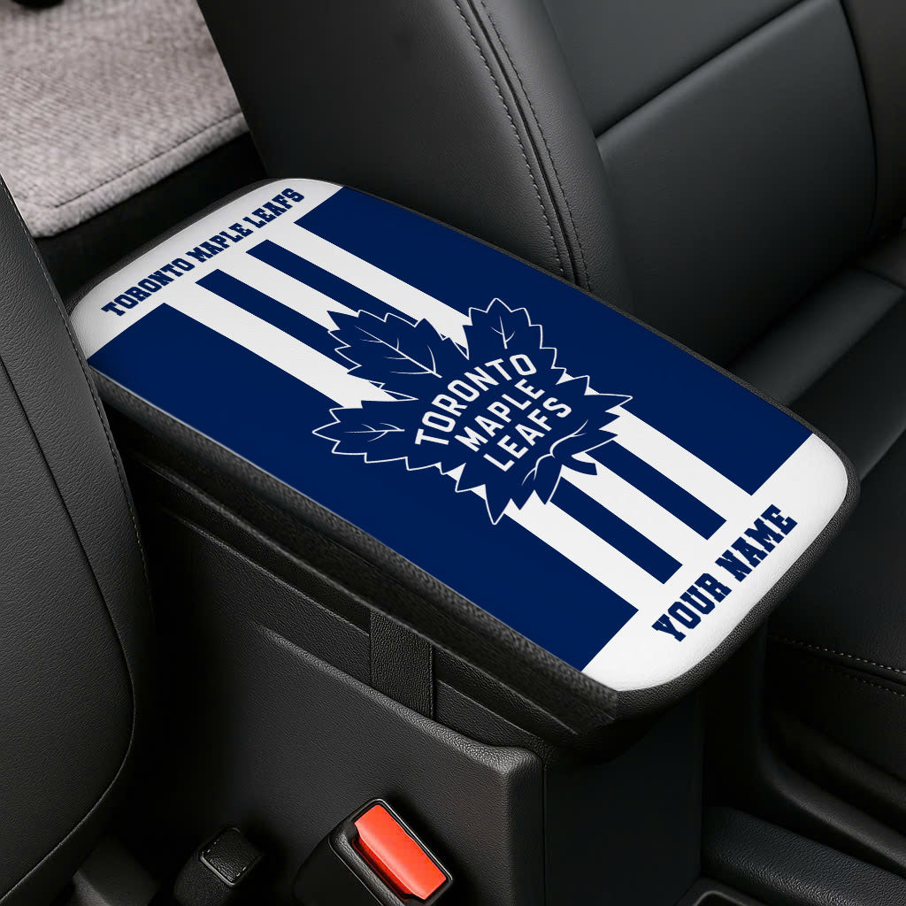 LIMITED EDITION - NEW CUSTOMIZED NHL23 TML TORONTO MAPLE LEAFS CAR ARMREST PAD COVER