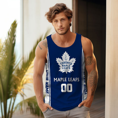 LIMITED EDITION - NEW CUSTOMIZED NHL23 TML TORONTO MAPLE LEAFS UNISEX TANK TOP