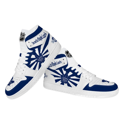 LIMITED EDITION - NEW CUSTOMIZED NHL23 TM LEAFS AIR JORDAN SNEAKERS