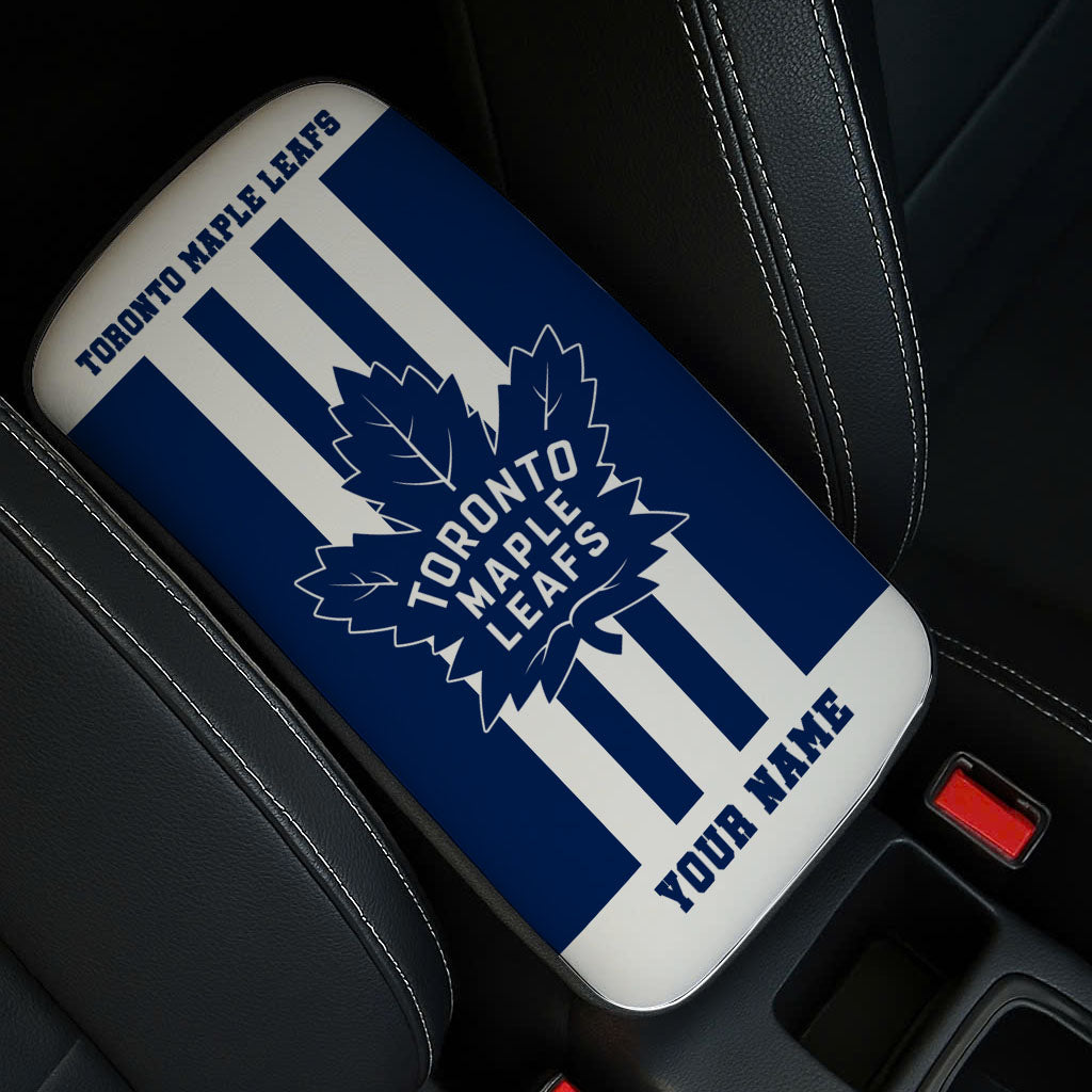 LIMITED EDITION - NEW CUSTOMIZED NHL23 TML TORONTO MAPLE LEAFS CAR ARMREST PAD COVER