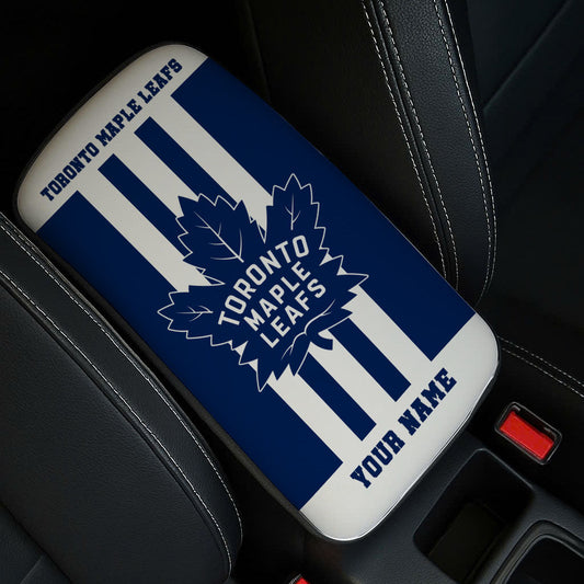 LIMITED EDITION - NEW CUSTOMIZED NHL23 TML TORONTO MAPLE LEAFS CAR ARMREST PAD COVER