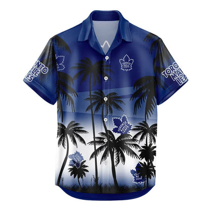 LIMITED EDITION - NEW CUSTOMIZED NHL23 TML TORONTO MAPLE LEAFS UNISEX HAWAIIAN SHIRT & SHORTS SET
