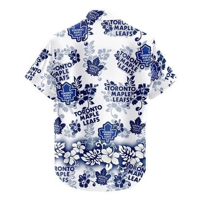 LIMITED EDITION - NEW CUSTOMIZED NHL23 TML TORONTO MAPLE LEAFS UNISEX HAWAIIAN SHIRT & SHORTS SET