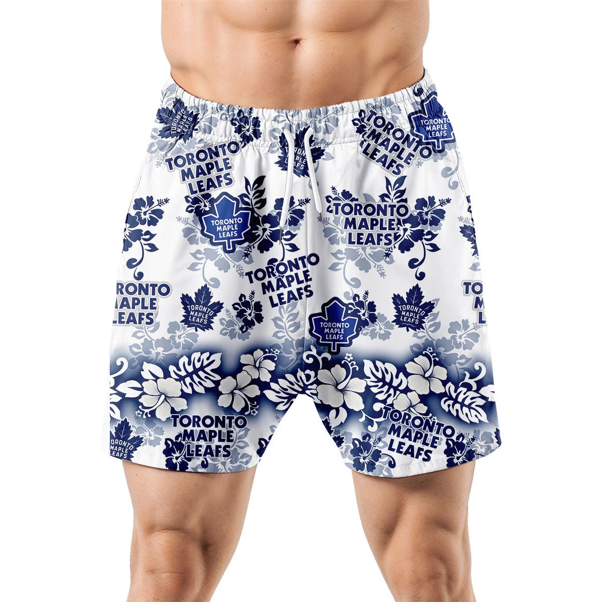 LIMITED EDITION - NEW CUSTOMIZED NHL23 TML TORONTO MAPLE LEAFS UNISEX HAWAIIAN SHIRT & SHORTS SET