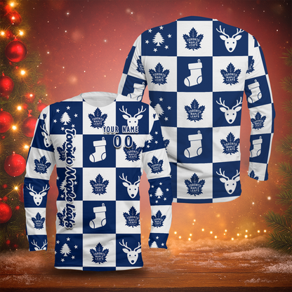 LIMITED EDITION - NEW CUSTOMIZED NHL23 TML TORONTO MAPLE LEAFS LONG SLEEVED T-SHIRT