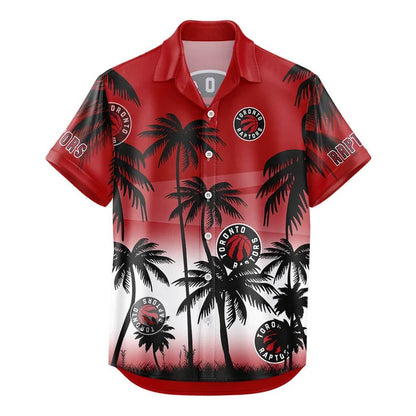 LIMITED EDITION - NEW CUSTOMIZED NBA24 TRA TORONTO RAPTORS UNISEX HAWAIIAN SHIRT & SHORTS SET