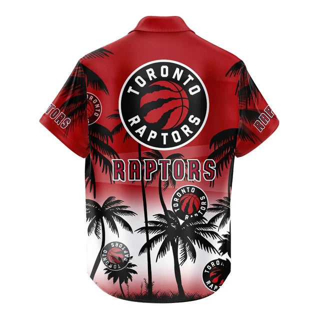 LIMITED EDITION - NEW CUSTOMIZED NBA24 TRA TORONTO RAPTORS UNISEX HAWAIIAN SHIRT & SHORTS SET