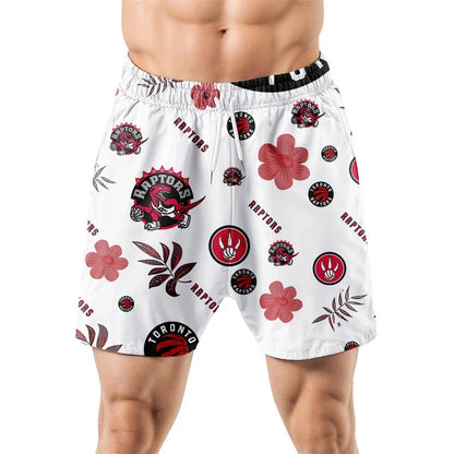 LIMITED EDITION - NEW CUSTOMIZED NBA24 TRA TORONTO RAPTORS UNISEX HAWAIIAN SHIRT & SHORTS SET