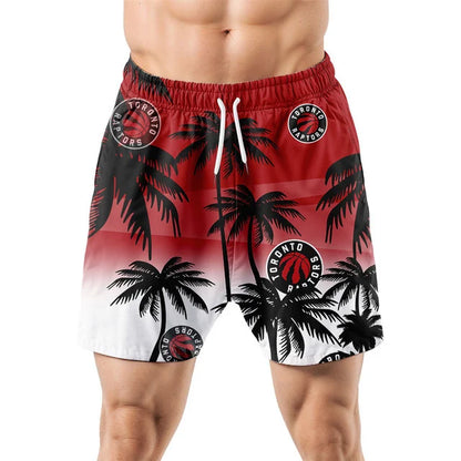 LIMITED EDITION - NEW CUSTOMIZED NBA24 TRA TORONTO RAPTORS UNISEX HAWAIIAN SHIRT & SHORTS SET