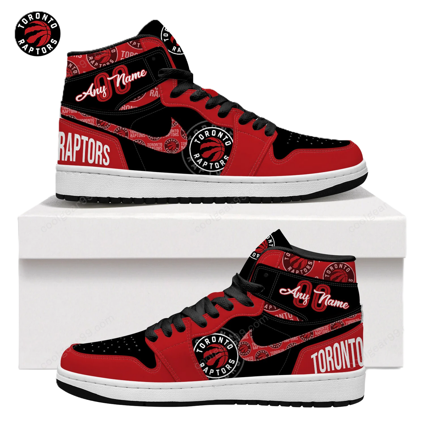 [HOT DEAL] NEW CUSTOMIZED NBA24 TRA TORONTO RAPTORS AIR JORDAN SNEAKERS