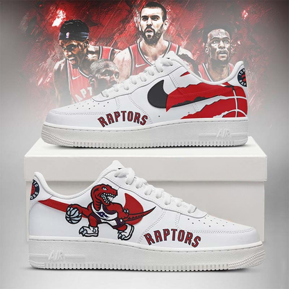 [HOT DEAL] NEW CUSTOMIZED NBA24 TRA TORONTO RAPTORS AF1 SHOES