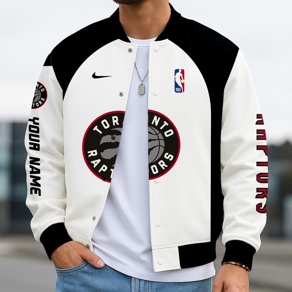LIMITED EDITION - NEW CUSTOMIZED NBA24 TR TORONTO RAPTORS BASEBALL JACKET, SATIN VARSITY JACKET