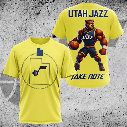 LIMITED EDITION - NEW CUSTOMIZED NBA29 UJ UTAH JAZZ UNISEX T-SHIRT, POLO, HOODIE & JACKETS