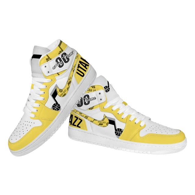 [HOT DEAL] NEW CUSTOMIZED NBA29 UJZ UTAH JAZZ AIR JORDAN SNEAKERS
