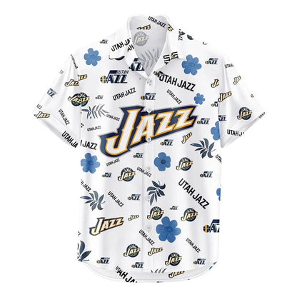 LIMITED EDITION - NEW CUSTOMIZED NBA29 UJZ UTAH JAZZ UNISEX HAWAIIAN SHIRT & SHORTS SET