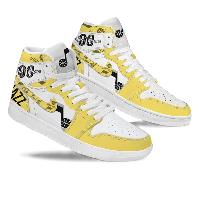 [HOT DEAL] NEW CUSTOMIZED NBA29 UJZ UTAH JAZZ AIR JORDAN SNEAKERS