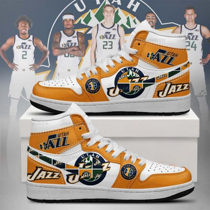 [HOT DEAL] NEW CUSTOMIZED NBA29 UJZ UTAH JAZZ AIR JORDAN SNEAKERS