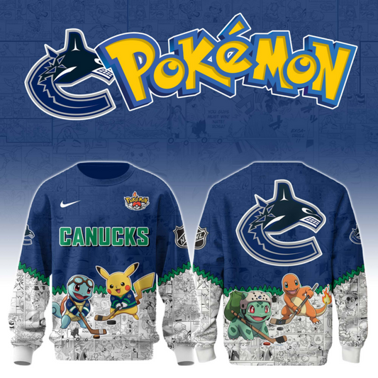 LIMITED EDITION - NEW CUSTOMIZED NHL19 VCC VANCOUVER CANUCKS X POKÉMON T-SHIRT, SWEATSHIRT, HOODIE & ZIP HOODIE