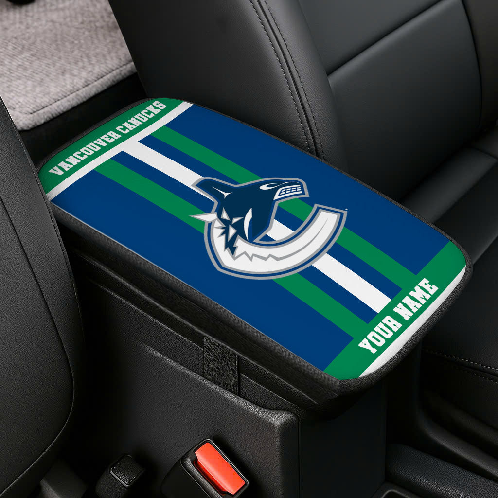 LIMITED EDITION - NEW CUSTOMIZED NHL19 VCC VANCOUVER CANUCKS CAR ARMREST PAD COVER
