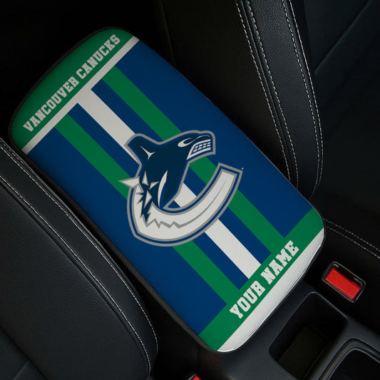LIMITED EDITION - NEW CUSTOMIZED NHL19 VCC VANCOUVER CANUCKS CAR ARMREST PAD COVER