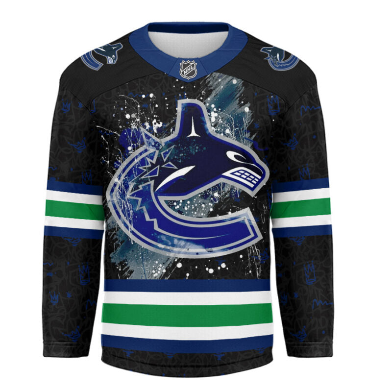 LIMITED EDITION - NEW CUSTOMIZED NHL19 VC CANUCKS UNISEX HOCKEY JERSEY