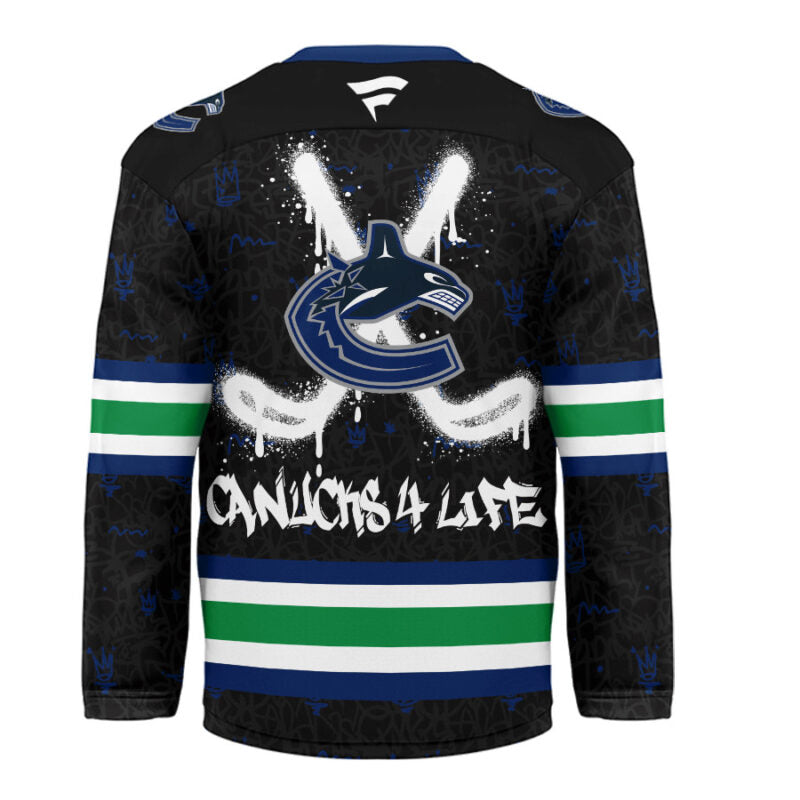 LIMITED EDITION - NEW CUSTOMIZED NHL19 VC CANUCKS UNISEX HOCKEY JERSEY