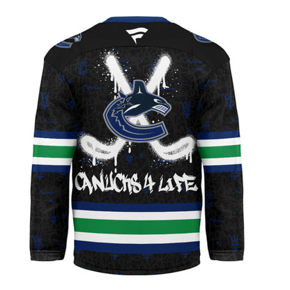 LIMITED EDITION - NEW CUSTOMIZED NHL19 VC CANUCKS UNISEX HOCKEY JERSEY