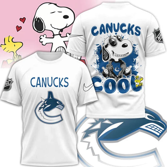 LIMITED EDITION - NEW CUSTOMIZED NHL19 VCC VANCOUVER CANUCKS X SNOOPY T-SHIRT, SWEATSHIRT, HOODIE & ZIP HOODIE
