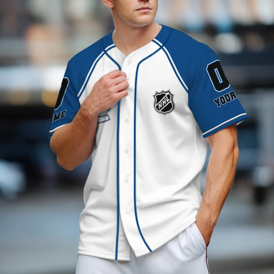 LIMITED EDITION - NEW CUSTOMIZED NHL19 VCC VANCOUVER CANUCKS BASEBALL JERSEY