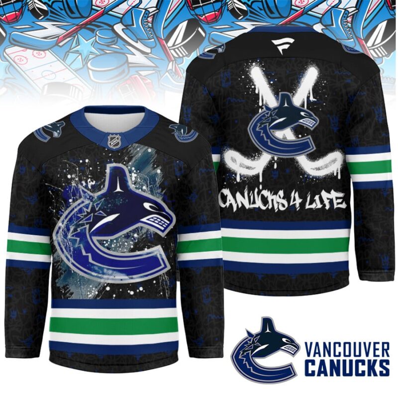 LIMITED EDITION - NEW CUSTOMIZED NHL19 VC CANUCKS UNISEX HOCKEY JERSEY