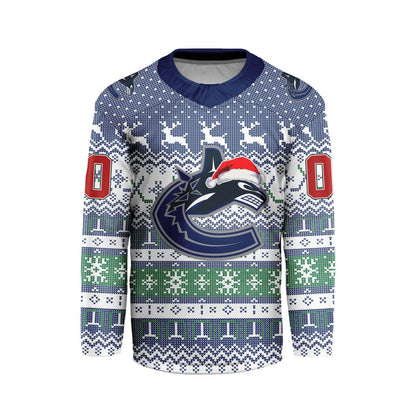 LIMITED EDITION - NEW CUSTOMIZED NHL18 CBJ COLUMBUS BLUE JACKETS LONG SLEEVED T-SHIRT