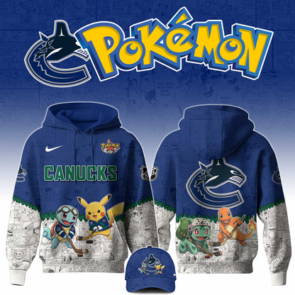 LIMITED EDITION - NEW CUSTOMIZED NHL19 VCC VANCOUVER CANUCKS X POKÉMON T-SHIRT, SWEATSHIRT, HOODIE & ZIP HOODIE