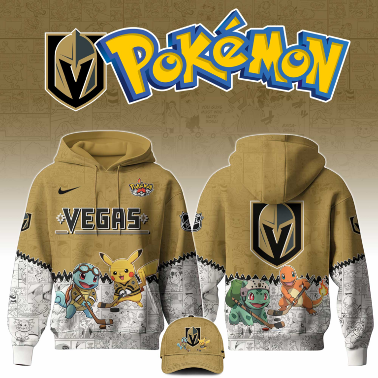 LIMITED EDITION - NEW CUSTOMIZED NHL04 VGK VEGAS GOLDEN KNIGHTS X POKÉMON T-SHIRT, SWEATSHIRT, HOODIE & ZIP HOODIE