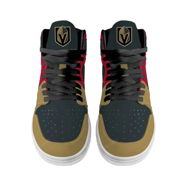LIMITED EDITION - NEW CUSTOMIZED NHL04 VG KNIGHTS AIR JORDAN SNEAKERS