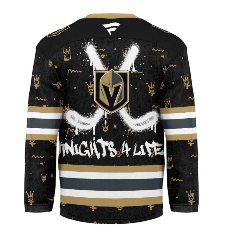 LIMITED EDITION - NEW CUSTOMIZED NHL04 VG KNIGHTS UNISEX HOCKEY JERSEY