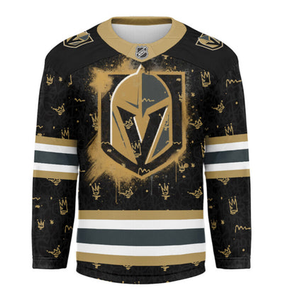 LIMITED EDITION - NEW CUSTOMIZED NHL04 VG KNIGHTS UNISEX HOCKEY JERSEY