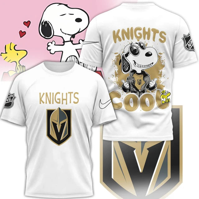 LIMITED EDITION - NEW CUSTOMIZED NHL04 VGK VEGAS GOLDEN KNIGHTS X SNOOPY T-SHIRT, SWEATSHIRT, HOODIE & ZIP HOODIE