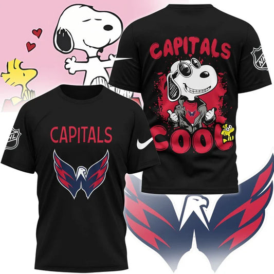 LIMITED EDITION - NEW CUSTOMIZED NHL10 WCP WASHINGTON CAPITALS X SNOOPY T-SHIRT, SWEATSHIRT, HOODIE & ZIP HOODIE