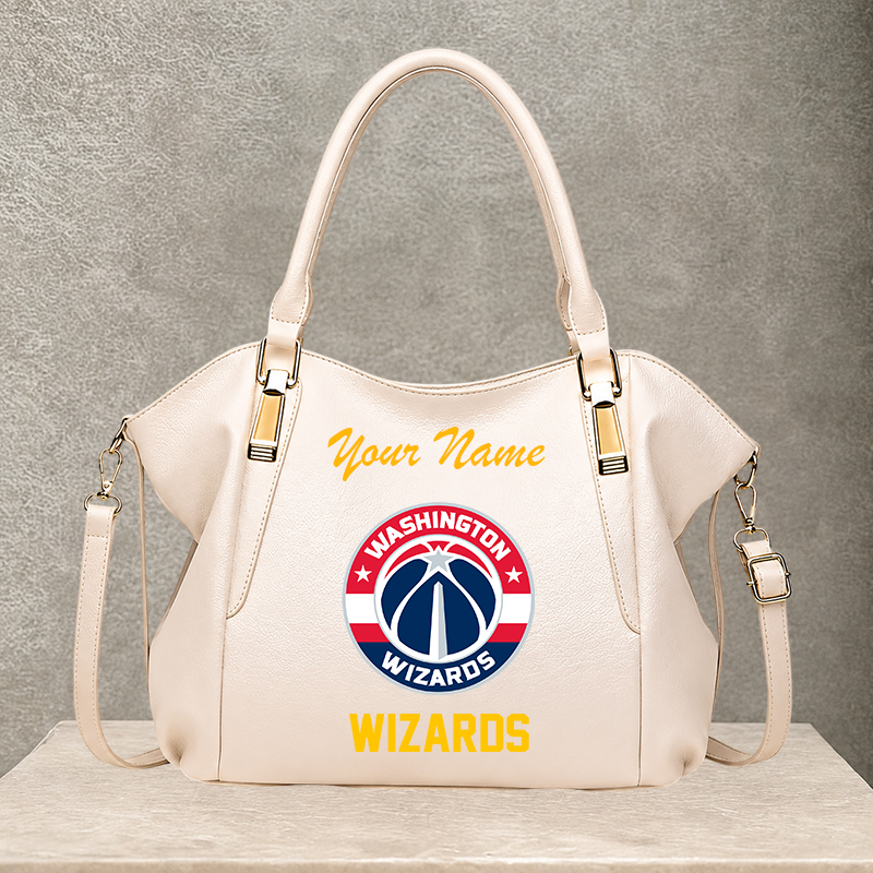 LIMITED EDITION - NEW CUSTOMIZED NBA28 WWI WASHINGTON WIZARDS SHOULDER HANDBAG