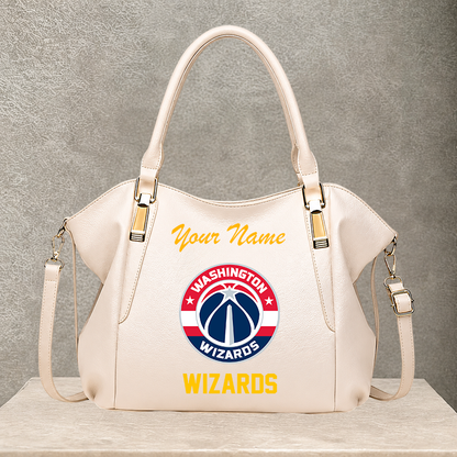 LIMITED EDITION - NEW CUSTOMIZED NBA28 WWI WASHINGTON WIZARDS SHOULDER HANDBAG
