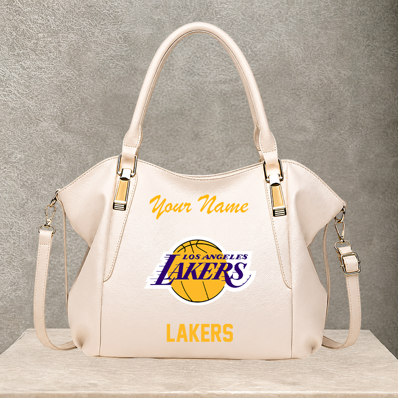 LIMITED EDITION - NEW CUSTOMIZED NBA09 LLA LOS ANGELES LAKERS SHOULDER HANDBAG