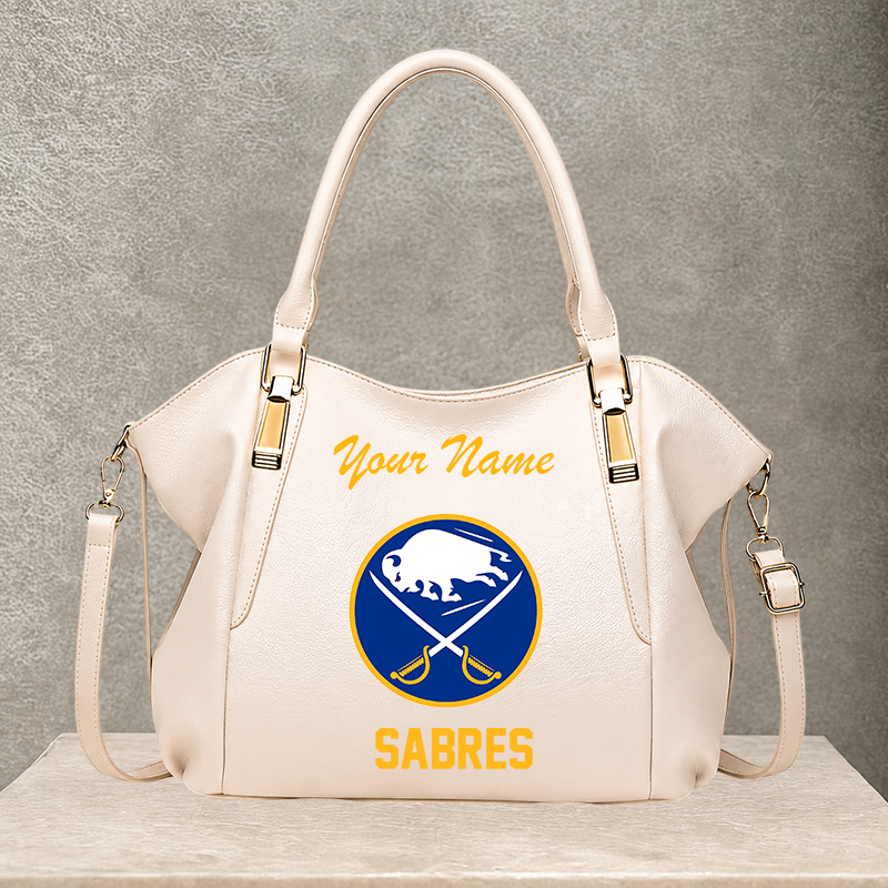 LIMITED EDITION - NEW CUSTOMIZED NHL28 BFS BUFFALO SABRES SHOULDER HANDBAG