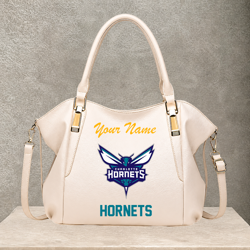 LIMITED EDITION - NEW CUSTOMIZED NBA27 CHO CHARLOTTE HORNETS SHOULDER HANDBAG
