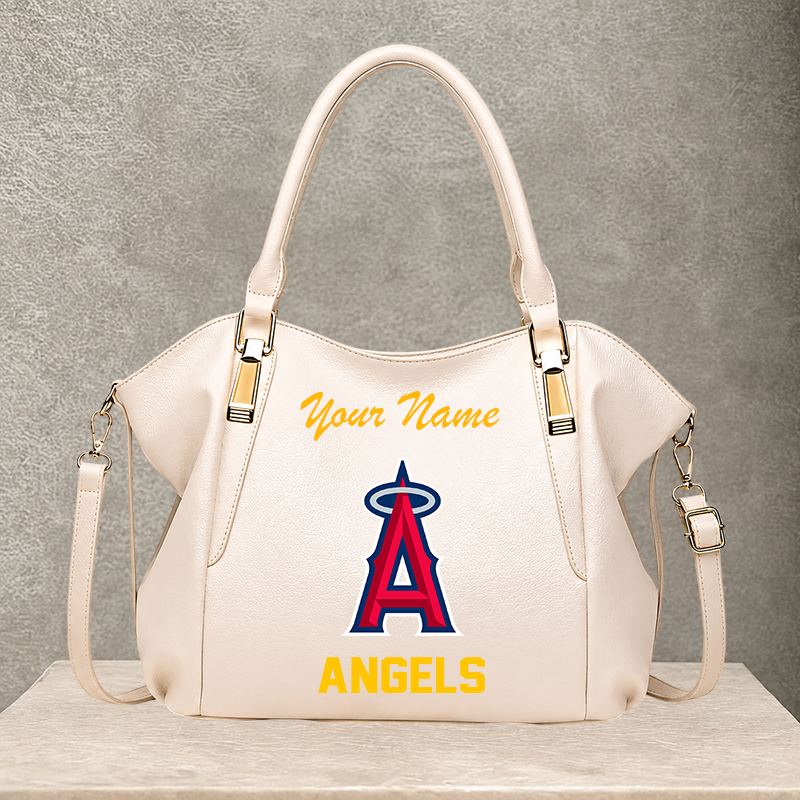 LIMITED EDITION - NEW CUSTOMIZED MLB27 LAA LOS ANGELES ANGELS SHOULDER HANDBAG