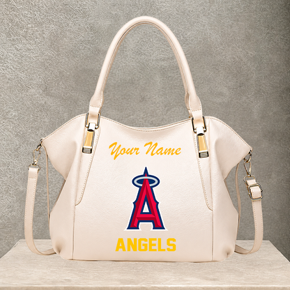 LIMITED EDITION - NEW CUSTOMIZED MLB27 LAA LOS ANGELES ANGELS SHOULDER HANDBAG