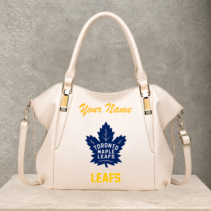 LIMITED EDITION - NEW CUSTOMIZED NHL23 TML TORONTO MAPLE LEAFS SHOULDER HANDBAG